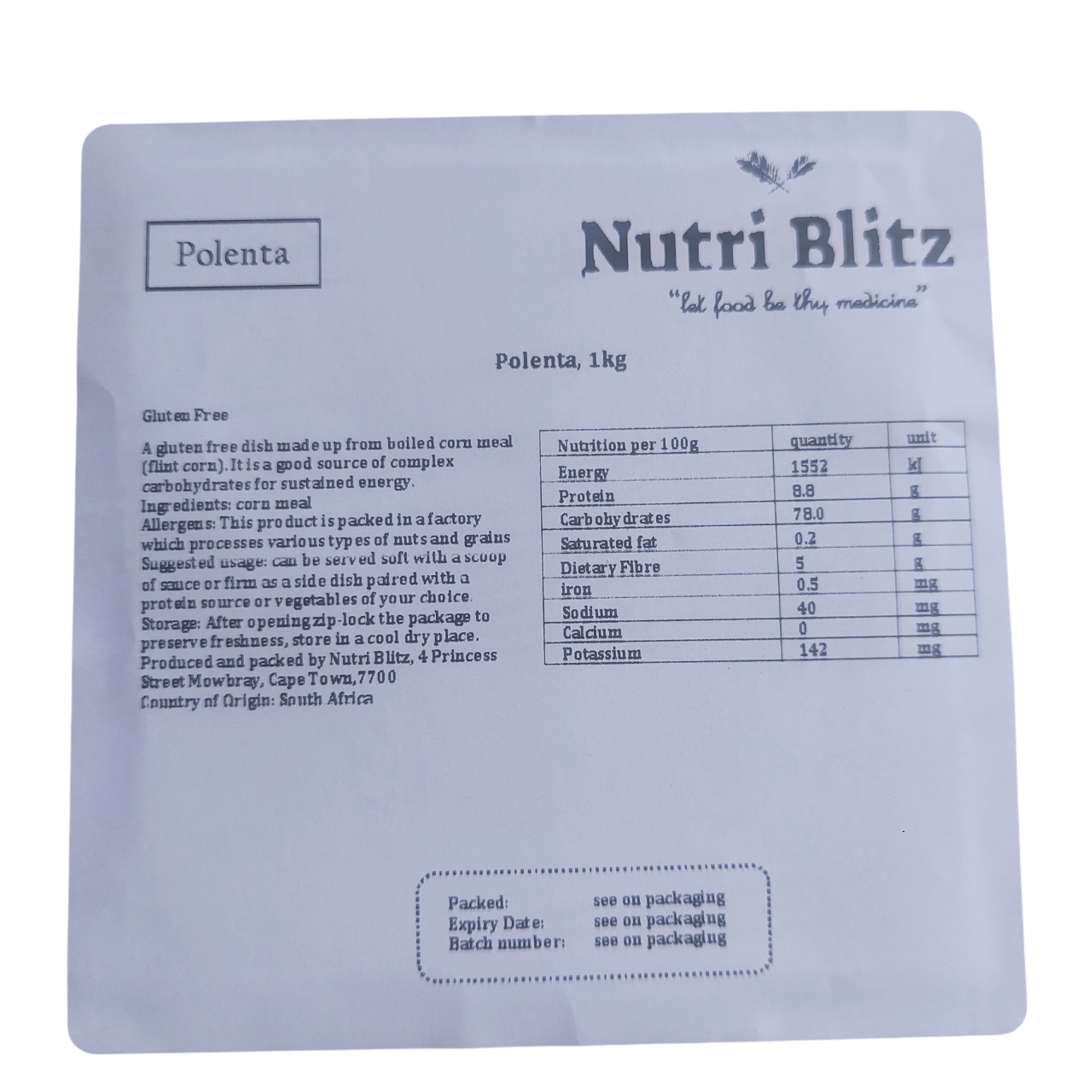 Polenta 1KG